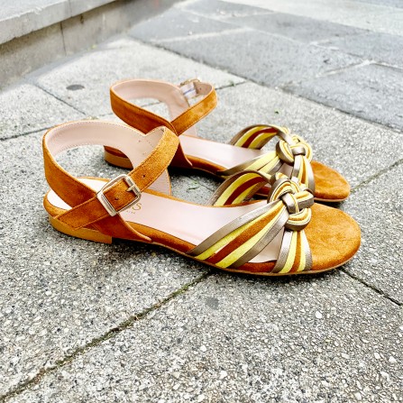 Sandales CREATIS Amoi Cuero Or 