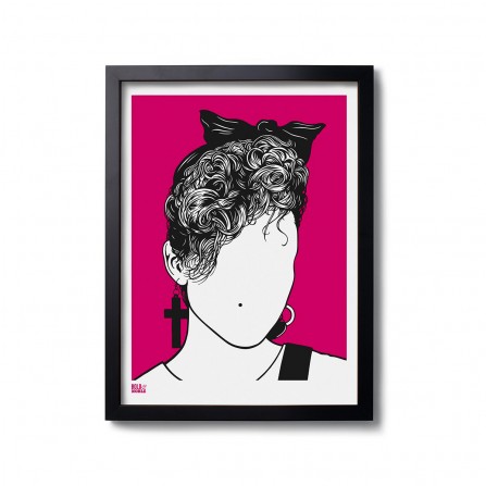 Affiche BOLD&NOBLE Madonna Magenta 30X40cm