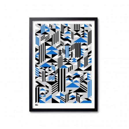 Affiche BOLD&NOBLE Higher Blue 50X70cm