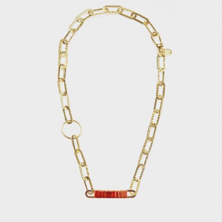 Collier MEDECINE DOUCE Ziggy 60 Orange 