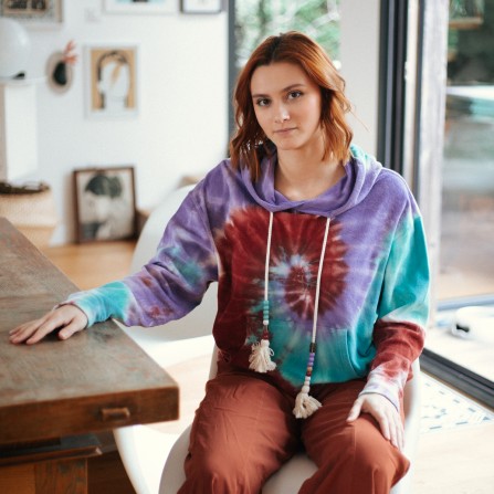 Sweat LIV BERGEN California Tie & Dye Fancy