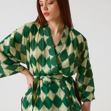 Kimono LEON & HARPER Cimon Green