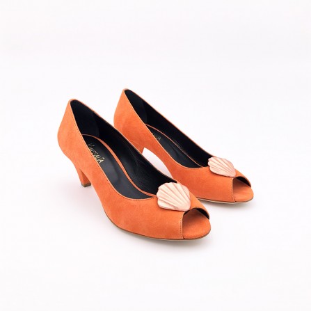 Escarpins KA MASSALIA Jelly Velours Orange