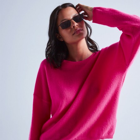 Pull ABSOLUT CASHMERE Kaira Rose Fluo