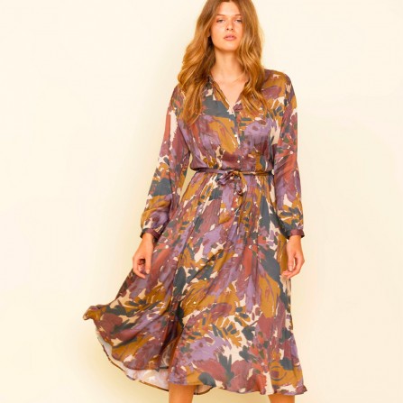 Robe LOUIZON Tirouette Print Tomaya