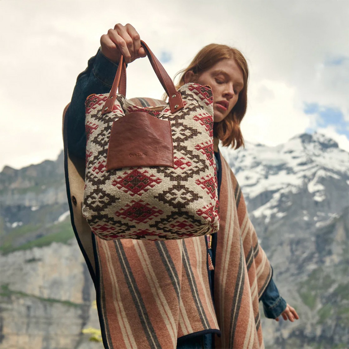 Sac CRAIE STUDIO Ruban Toile Kilim TU TU