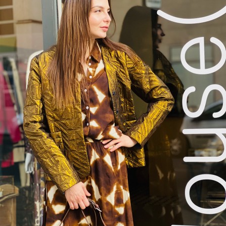 Veste LEON & HARPER Viseur Bronze
