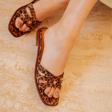 Mules BOBBIES Thais Leopard