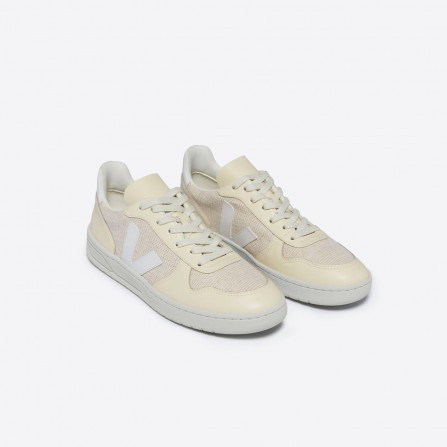 Baskets VEJA V-10 J-Mesh Jute White Multico