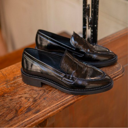 Mocassins RIVECOUR N°82 Patent Leather Noir