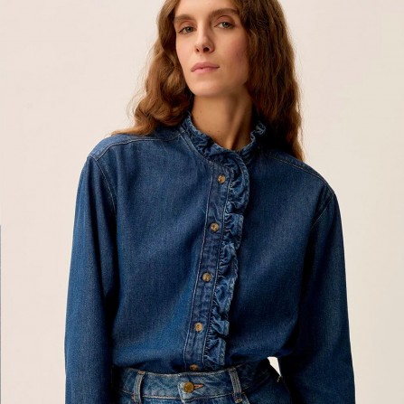 Chemise DES PETITS HAUTS Lassa Middle Blue 