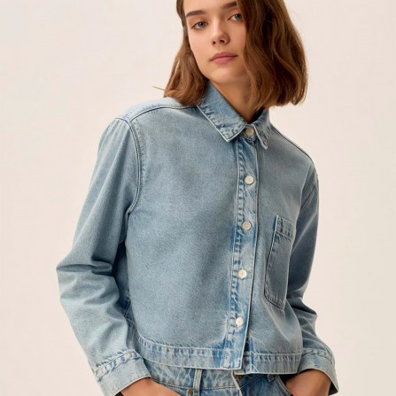 Chemise DES PETITS HAUTS Lazare Bleach 