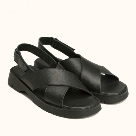 Sandales KLEMAN Ilot Oak Noir 