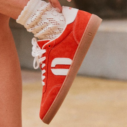 Baskets ODAJE Lucia Orange Ecru