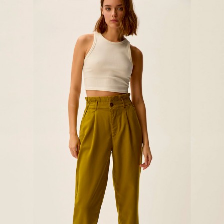 Pantalon DES PETITS HAUTS Santino Basilic 