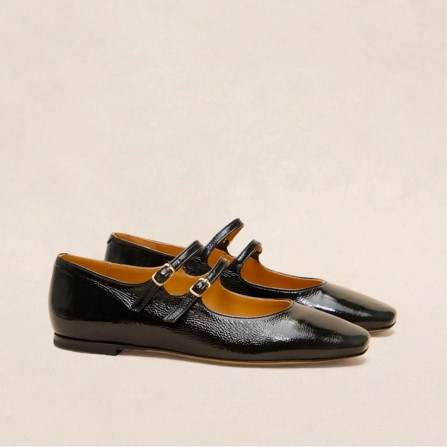 Babies RIVECOUR N°128 Cuir Noir 