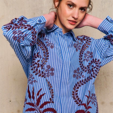 Chemise STELLA FOREST Nuria Bleu  