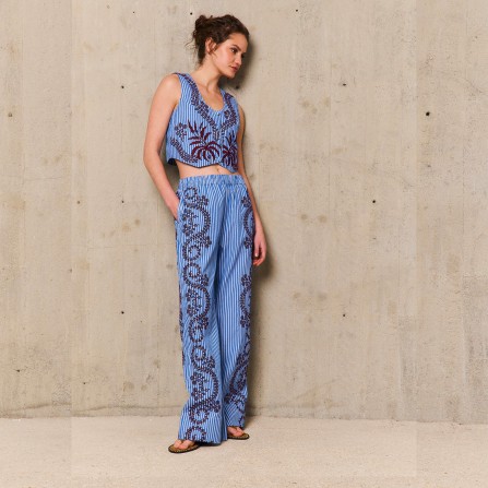 Gilet STELLA FOREST Nuria Bleu