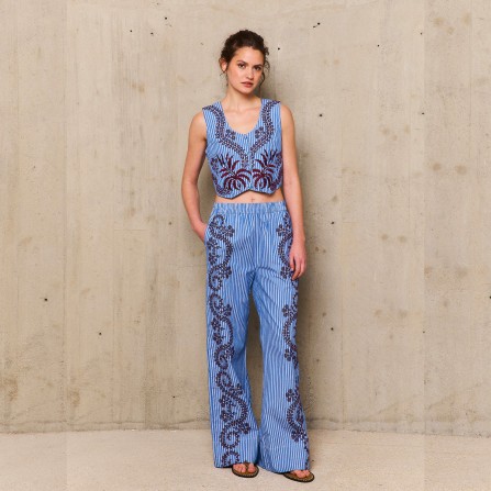 Pantalon STELLA FOREST Nuria Bleu