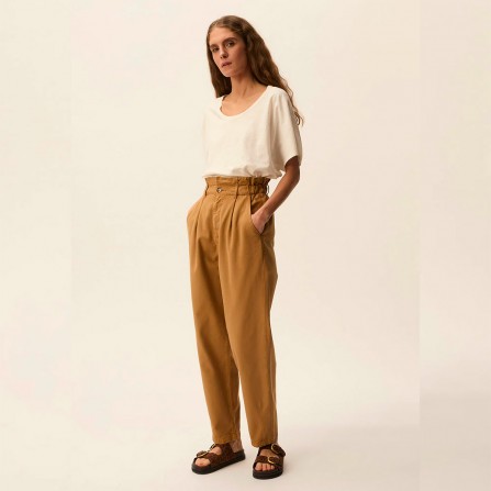 Pantalon DES PETITS HAUTS Santino Tabac 