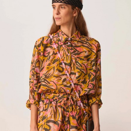 Chemise DES PETITS HAUTS Soline Wasabi