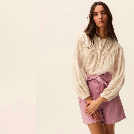 Blouse DES PETITS HAUTS Sophie Ecru