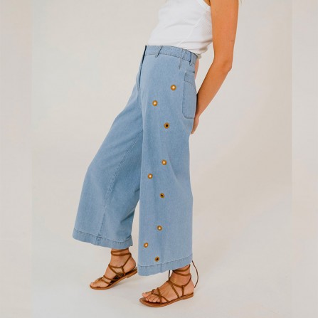 Pantalon TINSELS Xulu Light Blue 
