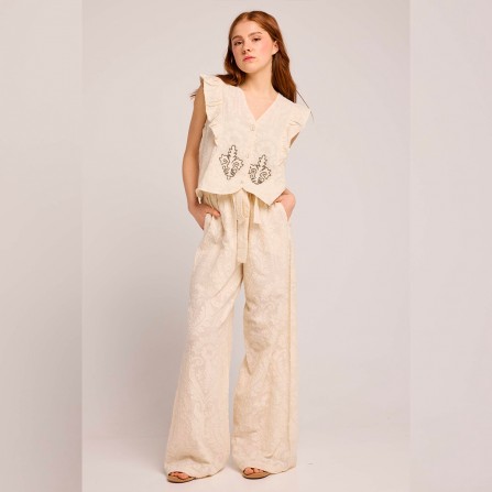 Gilet LOUIZON Parasol Creme