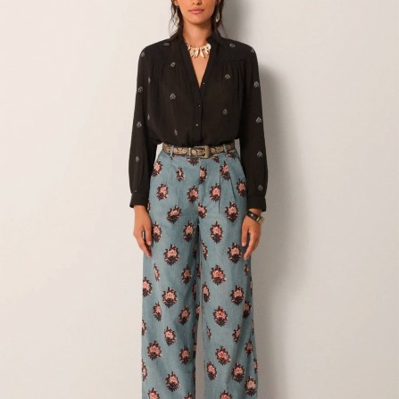 Pantalon MAISON HOTEL Jimmy Cerulean Mist