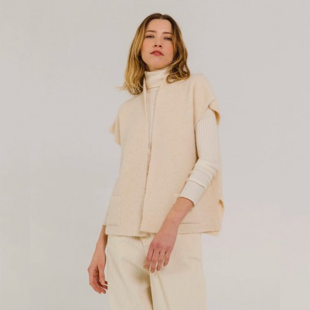 Cardigan TINSELS Brett Ecru