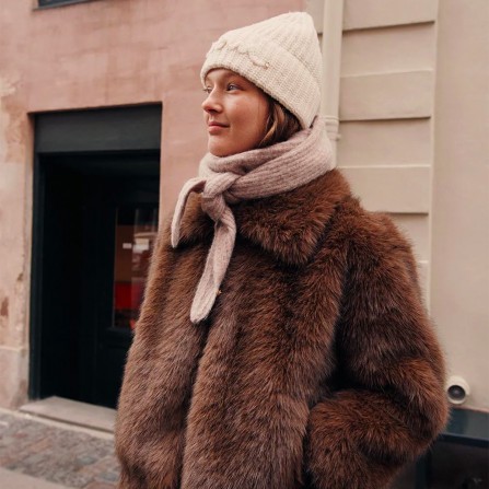 Manteau DES PETITS HAUTS Ybou Moka