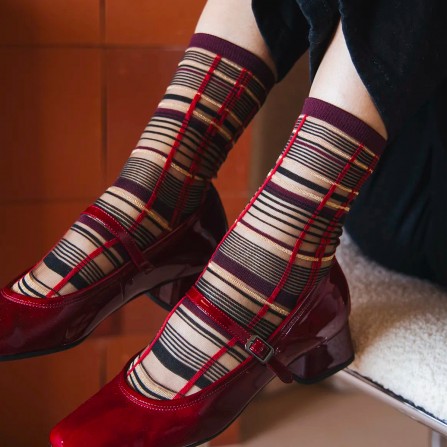 Chaussettes ST EUSTACHE Nevada Roads Bordeaux