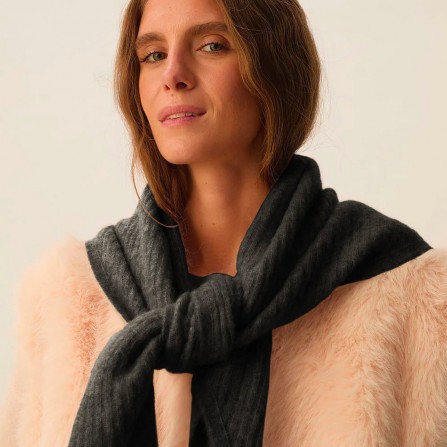 Foulard DES PETITS HAUTS Aubelle Anthracite 