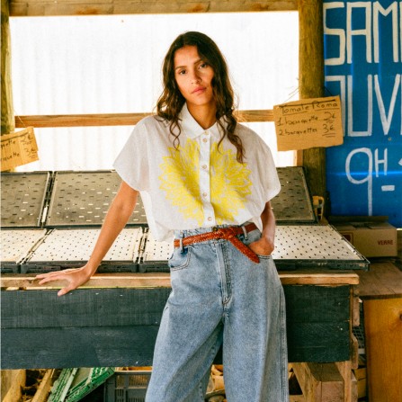 Chemise TINSELS Cinzia Hand Ecru