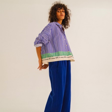 Chemise TINSELS Wood Amore Blue