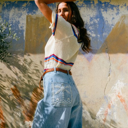 Jean TINSELS Edel On Blue Ecume