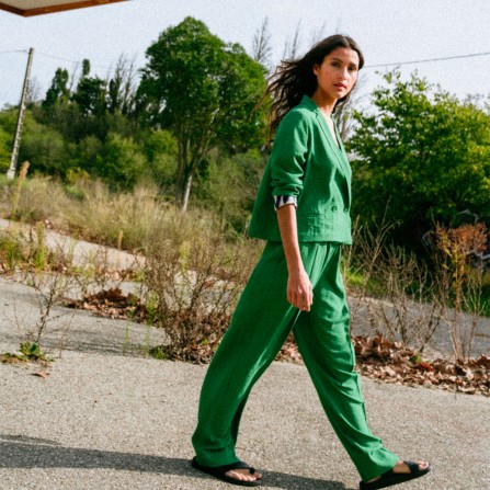 Pantalon TINSELS Celan Want Coriandre