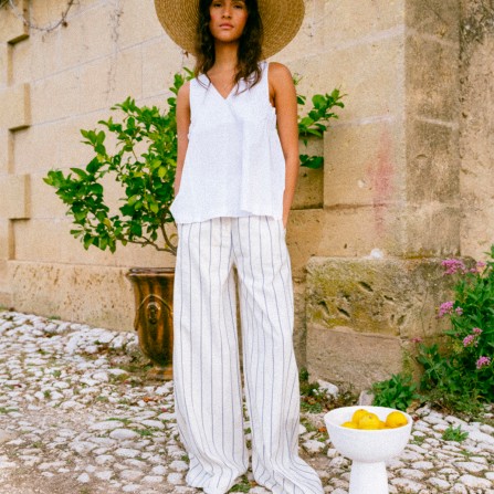 Pantalon TINSELS Ejaz Tom Greige