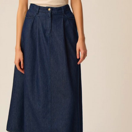 Jupe DES PETITS HAUTS Luce Dark Indigo