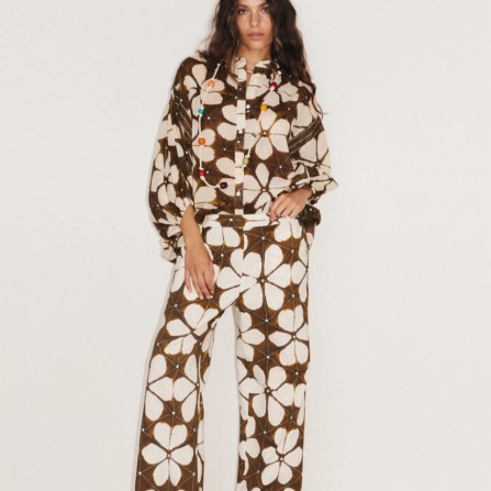 Pantalon STELLA FOREST Lotus Marron 