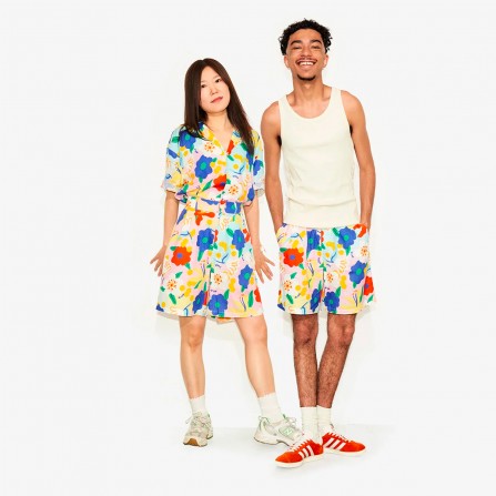 Short WOP Flower Power Off White