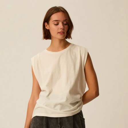 Debardeur DES PETITS HAUTS Zaeba Ecru