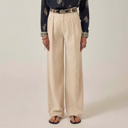 Pantalon MAISON HOTEL Marina Sand