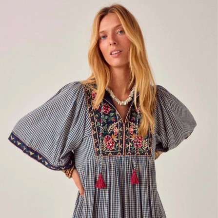 Robe MAISON HOTEL Augusta Blue Picnic