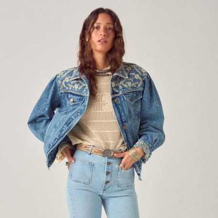 Veste MAISON HOTEL Loretta Blue Haze