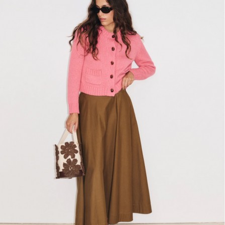 Jupe STELLA FOREST Maxi Octavie Marron