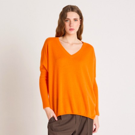 Pull ABSOLUT CASHMERE Camille Tangerine