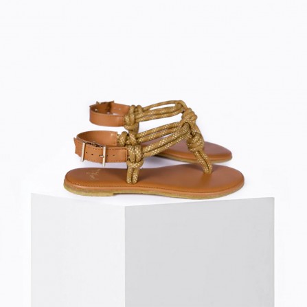 Sandales CRAIE STUDIO Pepite High Cannelle