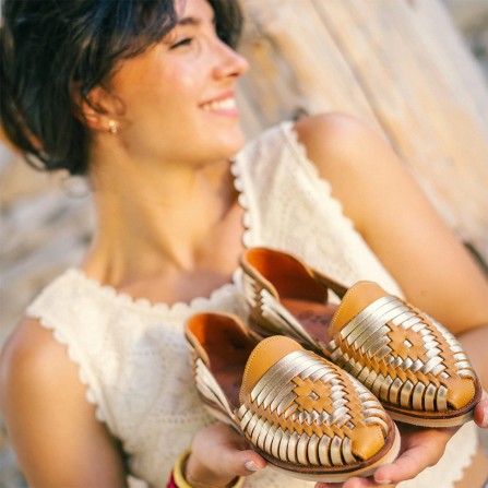 Sandale MAPACHE Ibarra Camel Champagne