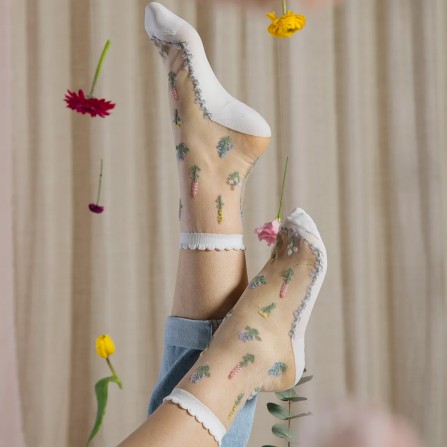 Chaussettes ST EUSTACHE Fleurs des champs